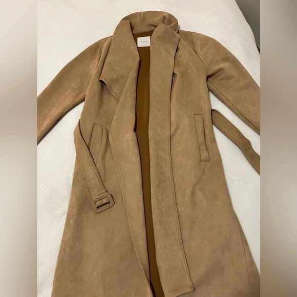 •SOLD• Elodie Tan Open Coat - Picture 2 of 5